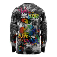 LGBT Long Sleeve Shirt Lgbt We Are Born Of Love Love Is Our Mother - Wonder Print Shop
