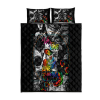 LGBT Quilt Bed Set Lgbt We Are Born Of Love Love Is Our Mother - Wonder Print Shop