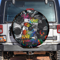 LGBT Spare Tire Cover Lgbt We Are Born Of Love Love Is Our Mother - Wonder Print Shop