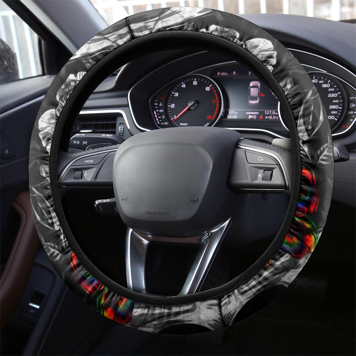 LGBT Steering Wheel Cover Lgbt We Are Born Of Love Love Is Our Mother - Wonder Print Shop