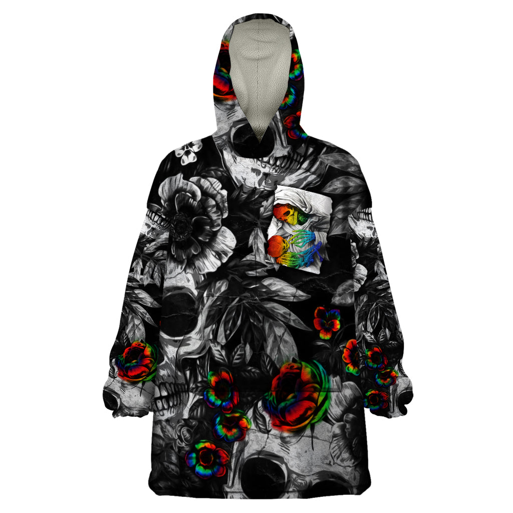 LGBT Wearable Blanket Hoodie Lgbt We Are Born Of Love Love Is Our Mother - Wonder Print Shop