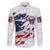 American Flag Skull Family Matching Summer Maxi Dress and Hawaiian Shirt - Wonder Print Shop