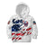 American Flag Skull Kid Hoodie - Wonder Print Shop