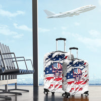 American Flag Skull Luggage Cover - Wonder Print Shop