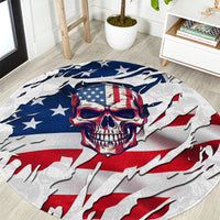 american-flag-skull-round-carpet