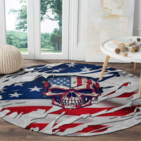 american-flag-skull-round-carpet
