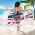 American Flag Skull Sarong - Wonder Print Shop
