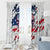 American Flag Skull Window Curtain - Wonder Print Shop