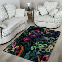 Skulls and Snakes Area Rug - Wonder Print Shop