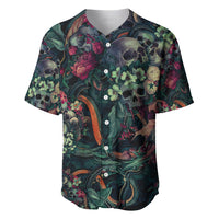 Skulls and Snakes Baseball Jersey - Wonder Print Shop