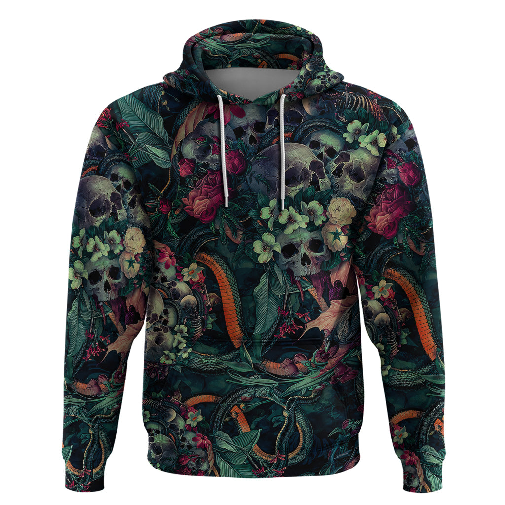 Skulls and Snakes Hoodie - Wonder Print Shop