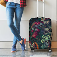 Skulls and Snakes Luggage Cover - Wonder Print Shop