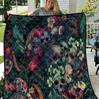 Skulls and Snakes Quilt - Wonder Print Shop