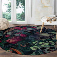 skulls-and-snakes-round-carpet