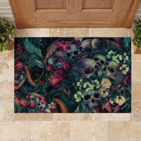 Skulls and Snakes Rubber Doormat - Wonder Print Shop