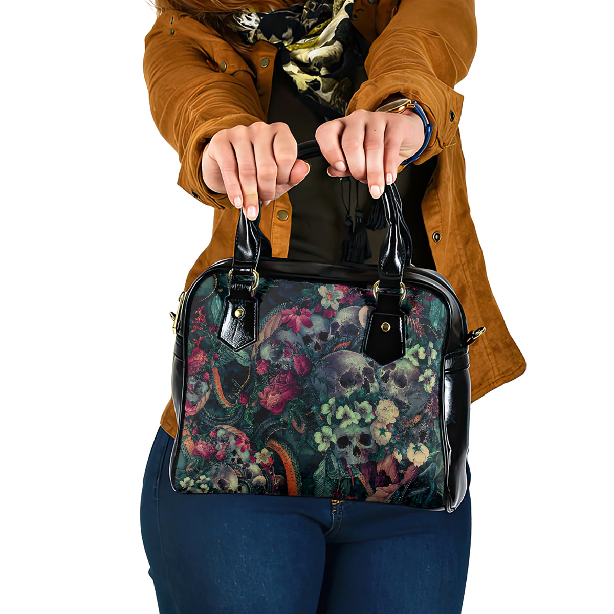 skulls-and-snakes-shoulder-handbag