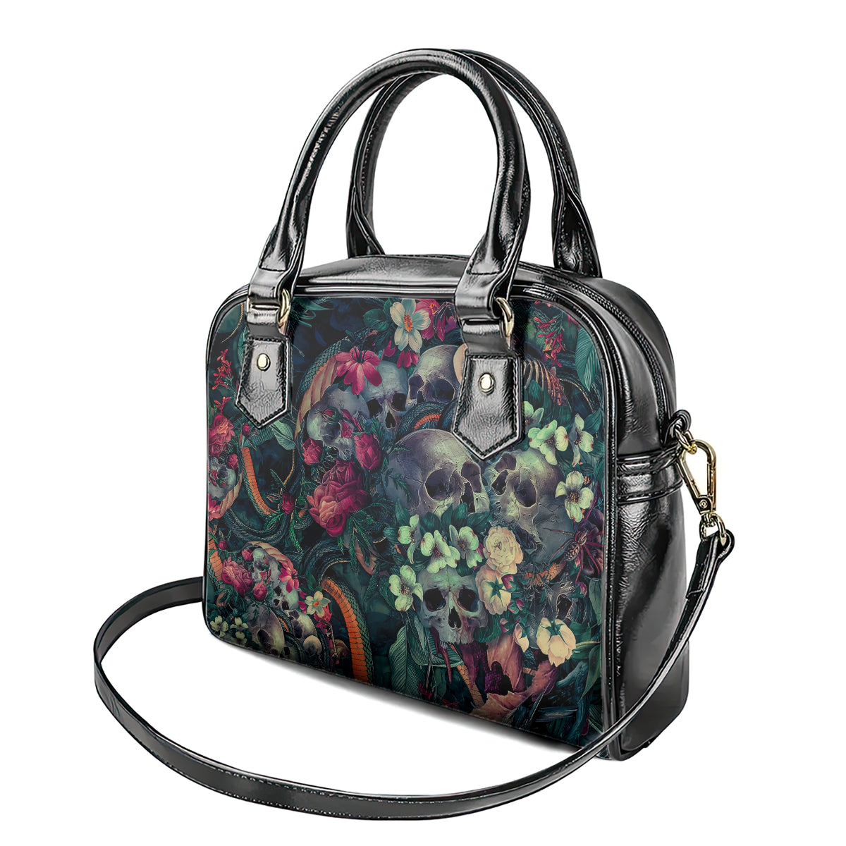 skulls-and-snakes-shoulder-handbag