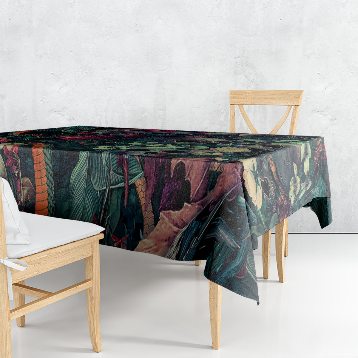 Skulls and Snakes Tablecloth - Wonder Print Shop