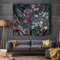 Skulls and Snakes Tapestry - Wonder Print Shop
