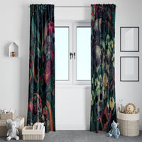 Skulls and Snakes Window Curtain - Wonder Print Shop