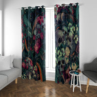 Skulls and Snakes Window Curtain - Wonder Print Shop