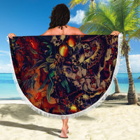 Isabell Skull Art Beach Blanket - Wonder Print Shop