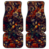 Isabell Skull Art Car Mats - Wonder Print Shop