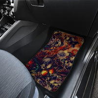 Isabell Skull Art Car Mats - Wonder Print Shop