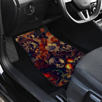 Isabell Skull Art Car Mats - Wonder Print Shop