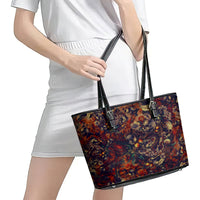 Isabell Skull Art Leather Tote Bag - Wonder Print Shop