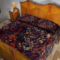 Isabell Skull Art Quilt Bed Set - Wonder Print Shop