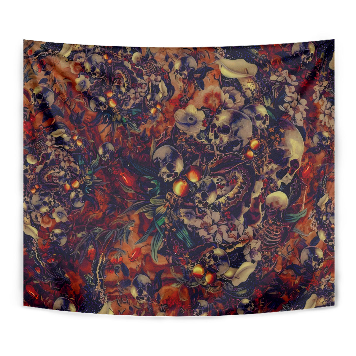 Isabell Skull Art Tapestry - Wonder Print Shop