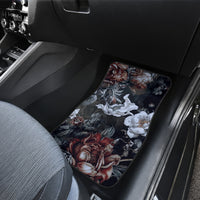 Skulls Roses And White Snakes Car Mats - Wonder Print Shop