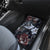 Skulls Roses And White Snakes Car Mats - Wonder Print Shop