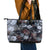 Skulls Roses And White Snakes Leather Tote Bag - Wonder Print Shop
