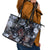 Skulls Roses And White Snakes Leather Tote Bag - Wonder Print Shop