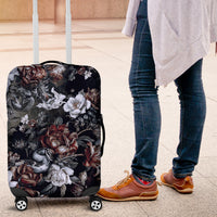 Skulls Roses And White Snakes Luggage Cover - Wonder Print Shop