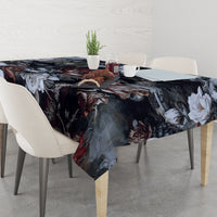 Skulls Roses And White Snakes Tablecloth - Wonder Print Shop