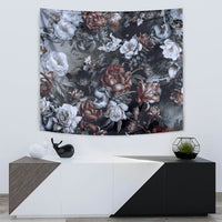 Skulls Roses And White Snakes Tapestry - Wonder Print Shop