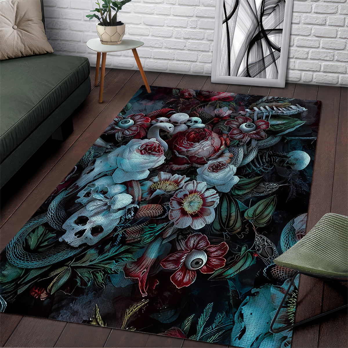 Eyes of Darkness Area Rug - Wonder Print Shop