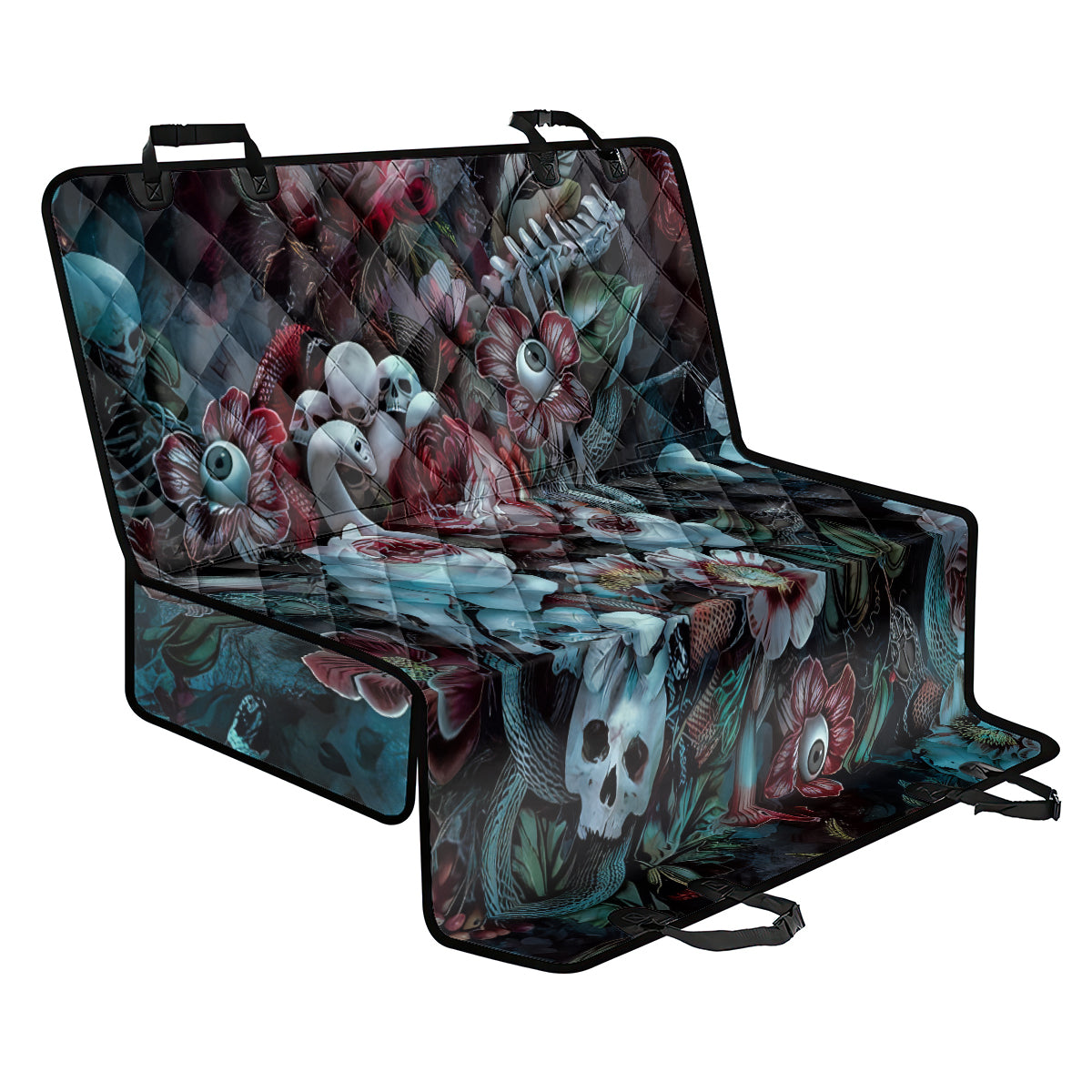 Eyes of Darkness Back Car Seat Cover - Wonder Print Shop