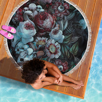 Eyes of Darkness Beach Blanket - Wonder Print Shop