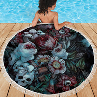 Eyes of Darkness Beach Blanket - Wonder Print Shop
