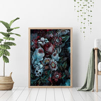 Eyes of Darkness Canvas Wall Art - Wonder Print Shop