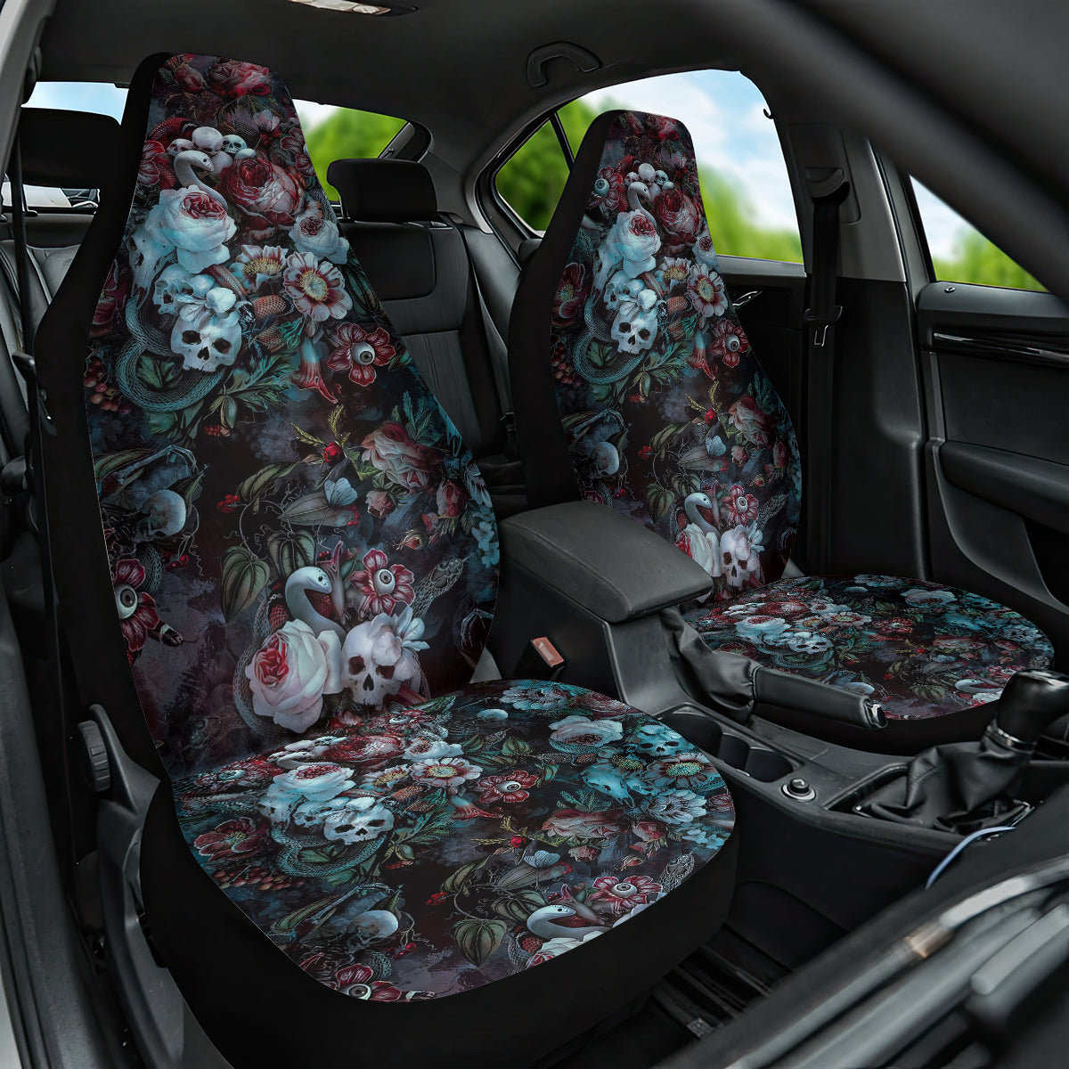 Eyes of Darkness Car Seat Cover - Wonder Print Shop