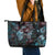 Eyes of Darkness Leather Tote Bag - Wonder Print Shop