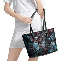 Eyes of Darkness Leather Tote Bag - Wonder Print Shop
