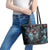 Eyes of Darkness Leather Tote Bag - Wonder Print Shop
