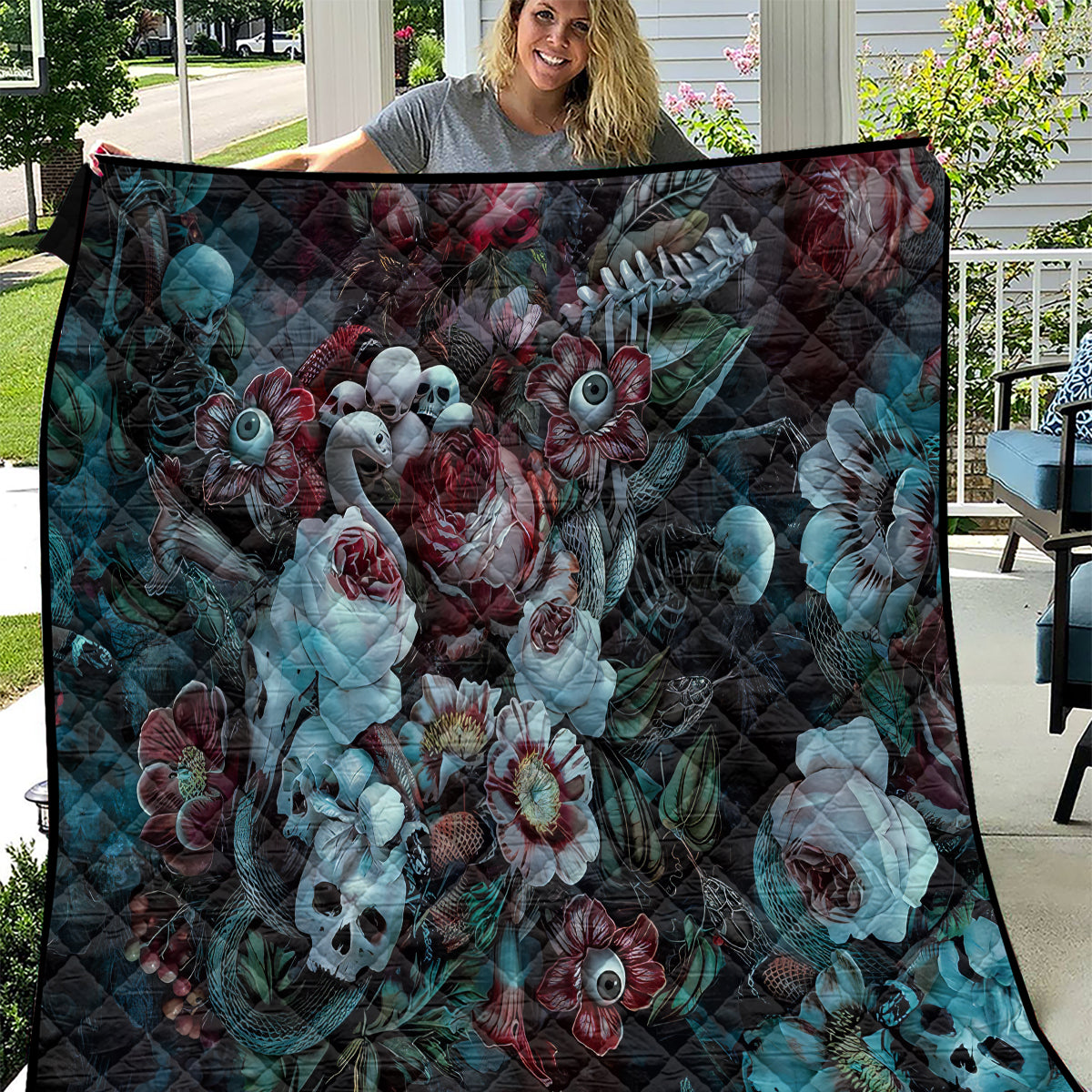 Eyes of Darkness Quilt - Wonder Print Shop
