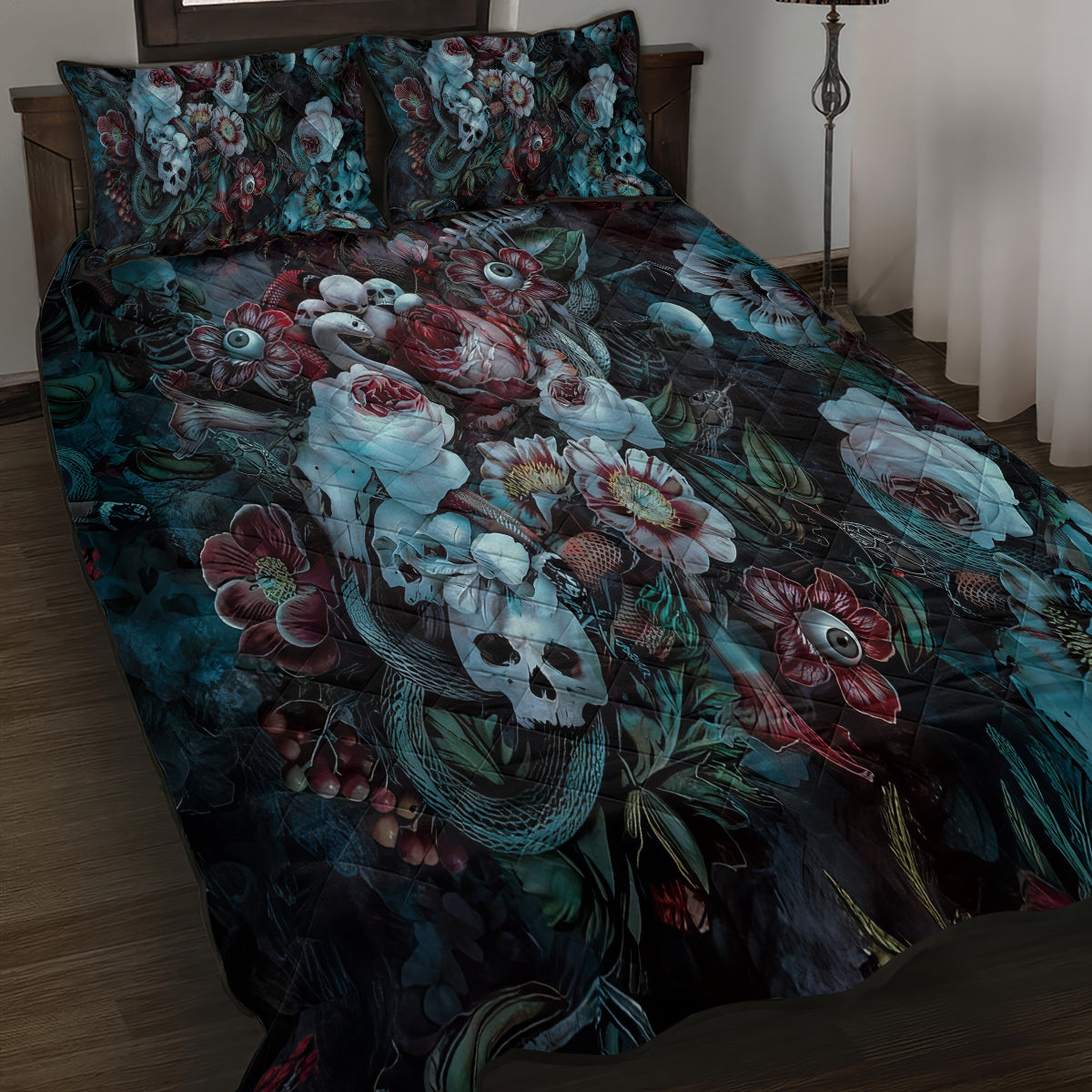 Eyes of Darkness Quilt Bed Set - Wonder Print Shop